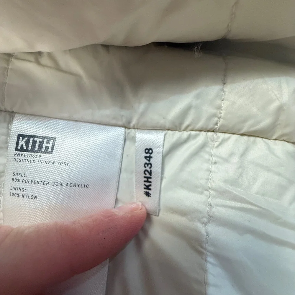 Kith Sherpa Vest Men's Hoodie Colorblock, Zip closure, Pockets, Lined Size Large - Picture 14 of 14